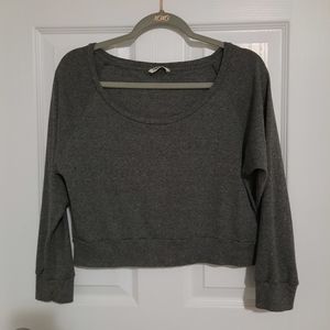 TNA cropped offshoulder top